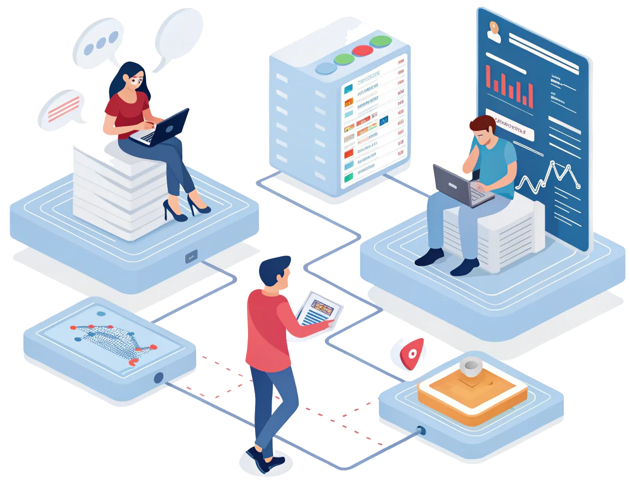 Digital Marketing Illustration